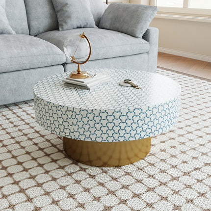 LUNVERO Voxhome Modern Adjustable Coffee Table