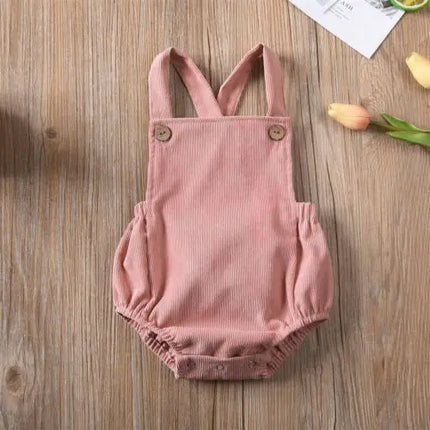 Newborn Infant Baby Boy Girls rompers Velvet playsuit Sleeveless Vest Jumpsuit Winter Autumn Clothes Outfits