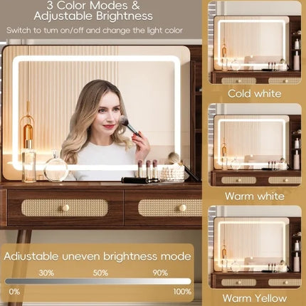 LUNVERO Modern European Dressing Table