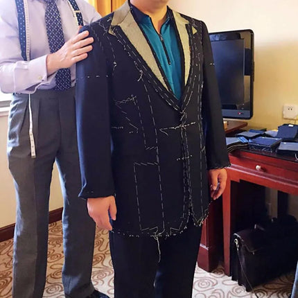 Mtm Made to Measure Custom Pant Coat Design Wedding Suits Men Suit