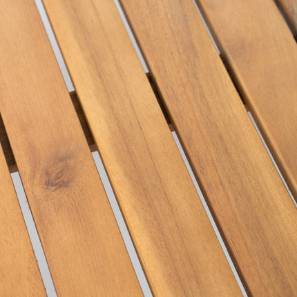 LUNVERO 4-Seater Acacia Wood Outdoor Sofa Set