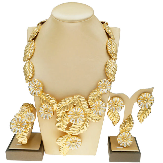 Zhuerrui Brazil Ladies Pendant Earring Jewelry High End Dubai Designer Jewelry Set Italian Bridal Wedding Jewelry Sets H00529