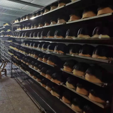 30 inch Water Wave Human Hair Wigs With Bangs Glueless Fringe Wig Kinky Curly Bob Wig with Bangs Full Machine Made Wig 180%