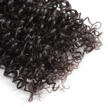 1 3 4 Bundles Mongolian Human Hair Weave Bundles Afro Kinky Curly Human Hair Bundles Double Wefts Remy Human Hair Extensions