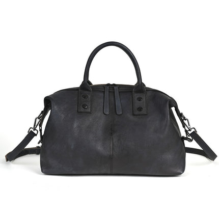 Voyageatté: Large Leather Duffel with Timeless Appeal