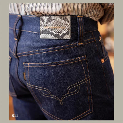 Red Tornado NOIR Year of the Dragon Limited Edition Jeans 14oz Natural Indigo Selvedge Denim Pants