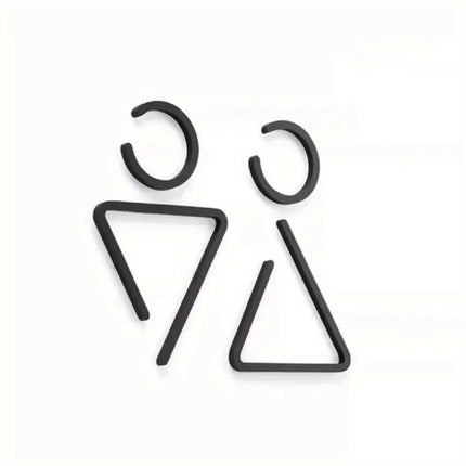 Luxury Acrylic Washroom Wall Sign - Exquisite Craftsmanship Ensuring Durability, Clear Signage for Bathrooms, Restrooms &Toilets