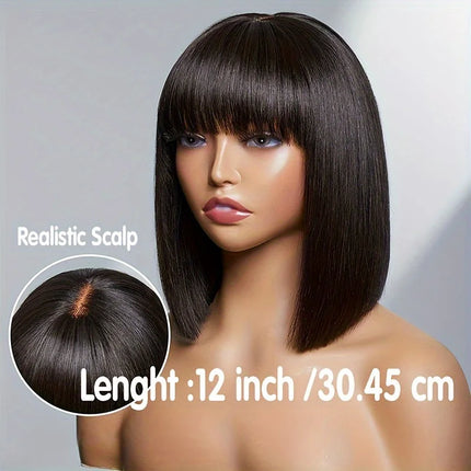 Rebecca Human Hair Wigs For Women Straight Bob Peruvian Hair Wigs Omber Blonde Brown Colored 3x1 Part Lace Wigs Real Woman Wigs