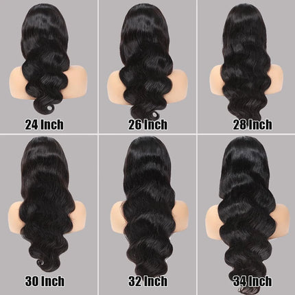 13x4 13x6 Lace Front Wigs Human Hair 180 Density Body Wave Pre Plucked Natural Color Wig Human Hair Lace Front Wigs for Women
