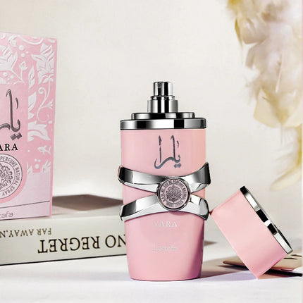 Lattafa Yara Edition For Women Eau de Perfume Spray 3.40 Ounce 100ml Long-Lasting Floral Scent Best Valentine's Day Gif