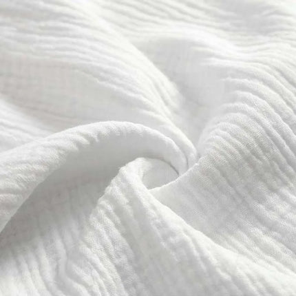 Korean Baby Romper Hat Set Muslin Short Sleeves Jumpsuit for Girls Boys Cute Bear One-Pieces Clothing Newborn Summer Bodysuits