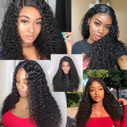 1 3 4 Bundles Mongolian Human Hair Weave Bundles Afro Kinky Curly Human Hair Bundles Double Wefts Remy Human Hair Extensions