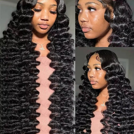 30 Inch Loose Deep Wave 13x4 HD Lace Frontal Human Hair Wig Brazilian Remy Curly Wigs Human Hair Lace Front Wig Pre Plucked