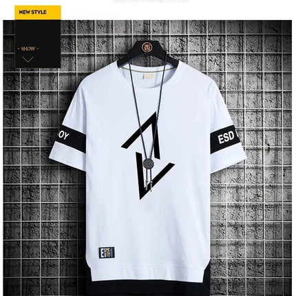 Summer Casual Graphics T Shirts For Men Japan Fashion Streetwear Print T Shirt  Harajuku Short Sleeve Tops Tees Men Clothing