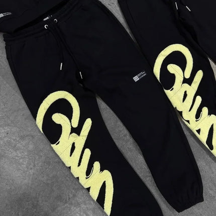 New Punk Goth Casual Loose Men Suit 2025 American High Street Fashion Clothing Retro Harajuku Y2K Fashion Oversized Hoodie