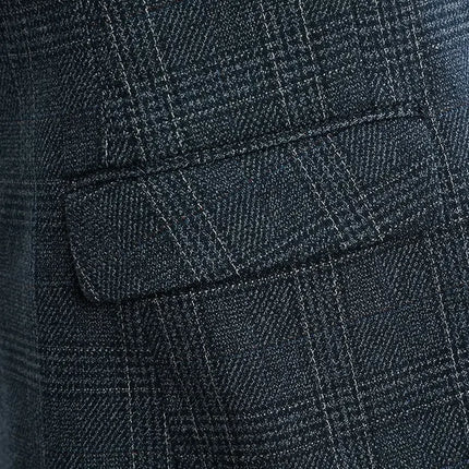 Linen suit (Blazer+ Pants) Men's Fashion Hosts British Style Work Business Wedding Casual Art Style Elegant Gentleman Suit M-5XL