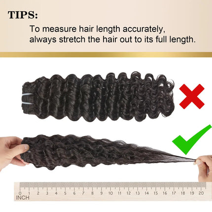 100% Human Hair Bundle Premium Loose Deep Wave Bundle 16A Brazilian Hair 22 Inch Long Lasting Natural Black for black women  