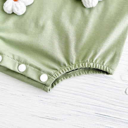 New Baby Boys Clothes Newborn Infant Baby Boy Girl Romper 3D Clouds, Hearts, Flowers Patchwork Jumpsuit Summer Baby Clothes