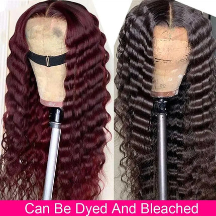 Loose Deep Wave Frontal Wig 13x6 HD Lace Frontal Human Hair Wigs For Women Brazilian 13x4 Lace Front Human Hair Wig Pre Plucked