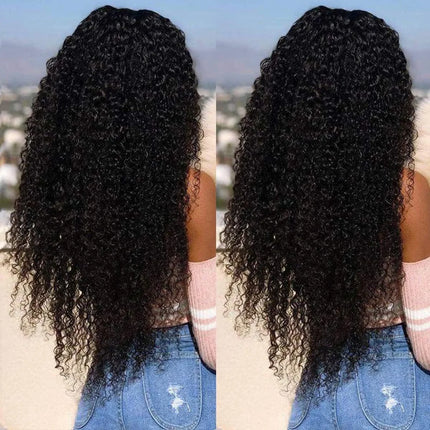 13x4 Kinky Curly Lace Front Wigs for Women Human Hair Pre Plucked With Baby Hair Transparent Lace Frontal Wigs Kinky Curly Wigs