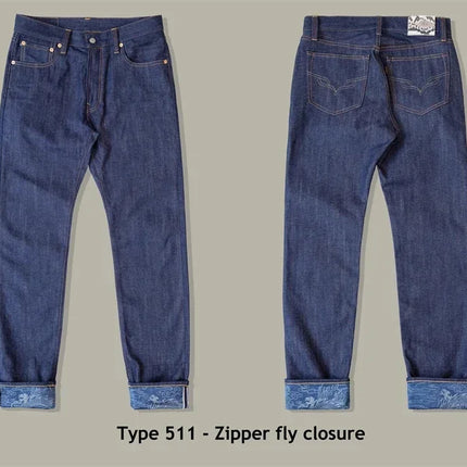 Red Tornado NOIR Year of the Dragon Limited Edition Jeans 14oz Natural Indigo Selvedge Denim Pants