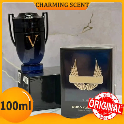 100ML Victory Men's Perfume EDP, Woody Aquatic Notes, Fresh Ocean Fragrance Spray Gift For Men 3.4 Oz Parfum Intense Cologne
