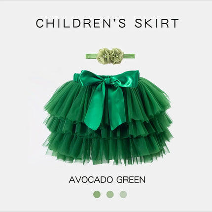 Baby Girls Newborn Tutu Skirt Outfit for Kids 2pcs Short Skirts+Headband Set Costume Toddler Girl Clothes Child Birthday Tutus