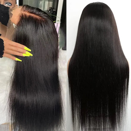 13x4 13x6 Lace Frontal Wigs For Women Brazilian Remy Straight Human Hair Wigs Pre Plucked Lace Front Wig  Natural Hairline Sale