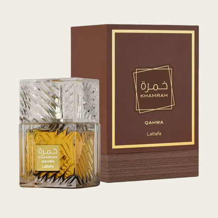 100ML Lattafa Khamrah Qahwa 3.4 Oz Eau De Toilette For Men And Women Perfume Middle East Arab Dubai Perfume