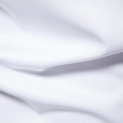 Fashion Man Stand Collar Shirt  Personality Oblique Button Irregular Long Sleeve Business Festival Hombre Mens Dress Shirts