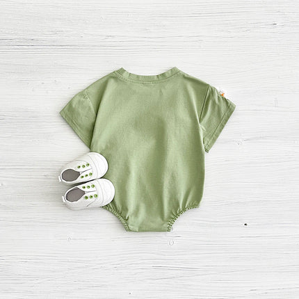 New Baby Boys Clothes Newborn Infant Baby Boy Girl Romper 3D Clouds, Hearts, Flowers Patchwork Jumpsuit Summer Baby Clothes