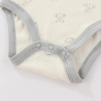 Kiddiezoom 3 Pcs Summer Fashion Cartoon Baby Boy Girl Bodysuits Soft Newborn Onesies Clothing