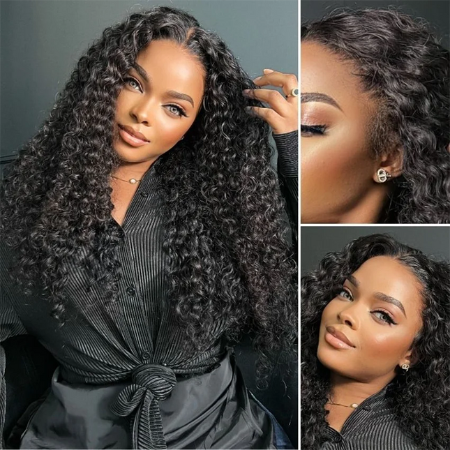 Curly Frontal Wigs 13x4 Transparent Lace Front Wigs Brazilian Deep Wave 5x5 Closure Wig 30inch Lace Frontal Wig Pre Plucked