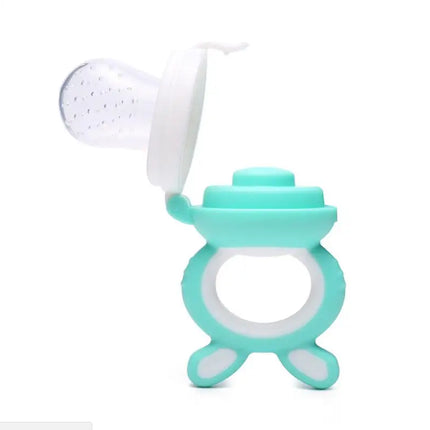 Baby Food Feeding Spoon Juice Extractor Pacifier cup Molars Baby feeding bottle Silicone Gum Fruit Vegetable Bite Eat Auxiliary