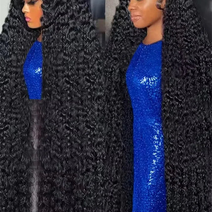 13x6 Water Wave Hd Lace Front Wig Pre Cut Lace PrePlucked 7x5 13x4 Wear Go Glueless Curly Human Hair Wigs For Women 200 Density