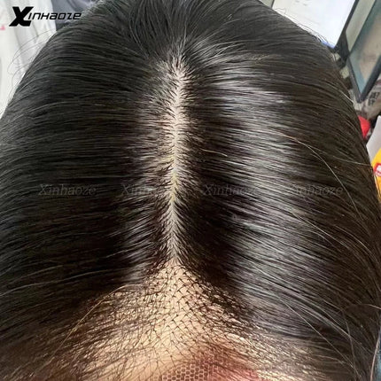 Ombre Brown 5x5 Silk Top Human Hair Wigs Natural Wave Malaysian Remy Hair Glueless 13x6 Lace Front Wigs with Baby Hair Hairline