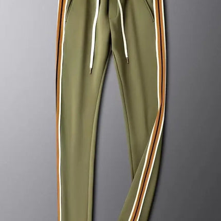 Spring Autumn Fashion Embroidered LOGO Men's Sports and Leisure  Jacket Pants 2-pc Set Youth Street Party Brand Men Sets