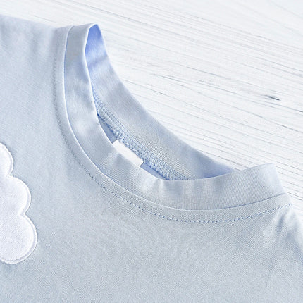 New Baby Boys Clothes Newborn Infant Baby Boy Girl Romper 3D Clouds, Hearts, Flowers Patchwork Jumpsuit Summer Baby Clothes