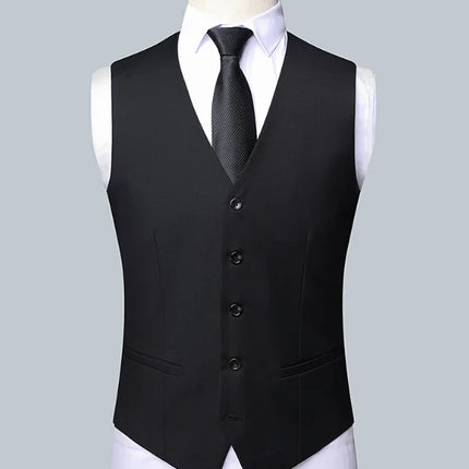 Men's Solid Color Business Suit 2025 High Quality Fashion Banquet Wedding Trend Groom Best Man Single 3/2/1