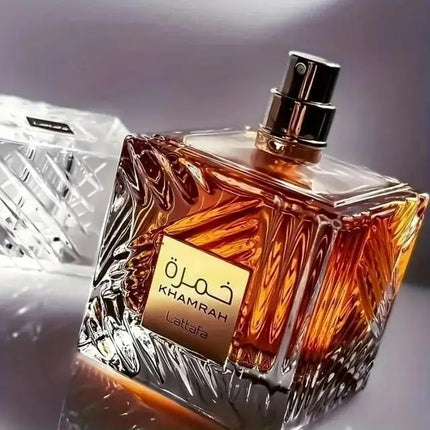 1 Pack 3.4 Oz/100 Ml Lattafa Khamrah Perfume 3.4 Oz/100 Ml - Warm Spice Vanilla & Cinnamon Perfume, Unisex Perfume Spray