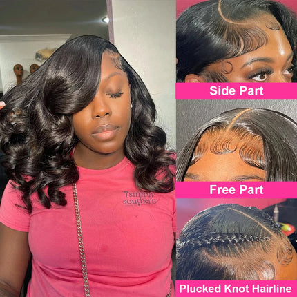 Cexxy Bob Wig Body Wave 13x4 Glueless Wigs Human Hair Short Human Hair 7x5 Glueless Wigs Human Hair Brazilian Wig For Women