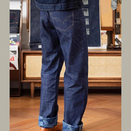 Red Tornado NOIR Year of the Dragon Limited Edition Jeans 14oz Natural Indigo Selvedge Denim Pants