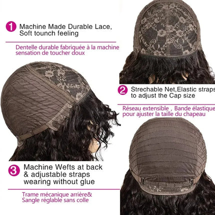 Sleek Burgury Red Staright Wigs With Bangs Human Hair Wig Easy to Go Color Wig Peruvian Straight Human Hair Wigs with Bangs