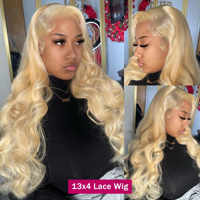 613 hd lace frontal wig 13X6 blonde Transparent HD Lace Frontal Wigs Honey Brazilian 13×4 Body Wave Human Hair Wigs For Wowen