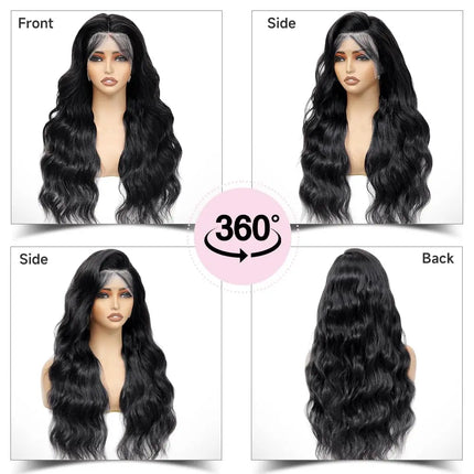 13x4 13x6 Lace Front Wigs Human Hair 180 Density Body Wave Pre Plucked Natural Color Wig Human Hair Lace Front Wigs for Women