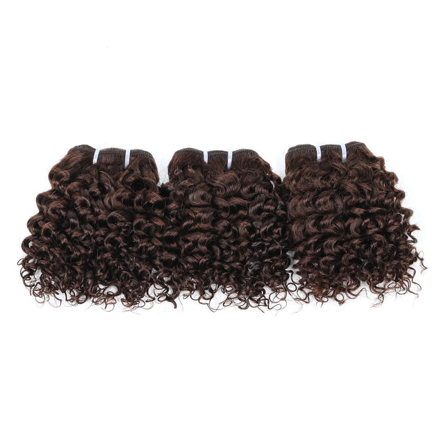 Short Jerry Curly Human Hair Bundles 100% Human Hair Weft Brazilian Hair Weave Bundle Cheap short deep loose ocean wave bundles