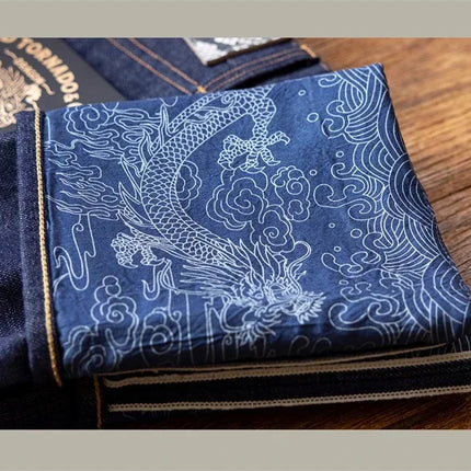 Red Tornado NOIR Year of the Dragon Limited Edition Jeans 14oz Natural Indigo Selvedge Denim Pants