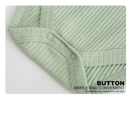 4PCS/Lot Summer Unisex Baby Boy Girl Bodysuits Short Sleeve Infant Onesies First Christmas Baby Clothes