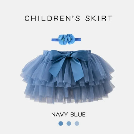 Baby Girls Newborn Tutu Skirt Outfit for Kids 2pcs Short Skirts+Headband Set Costume Toddler Girl Clothes Child Birthday Tutus