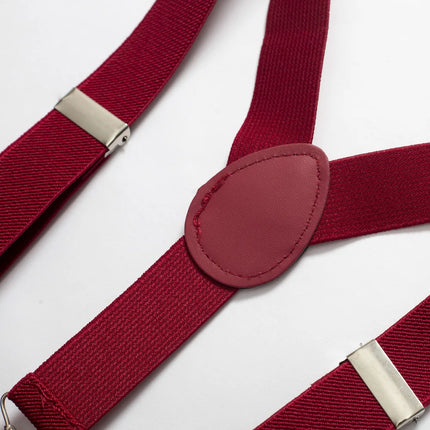 Gentleman Spring Autumn Outfit for Newborn Boy Cotton Baby First Formal Birthday Clothes Solid Pant with Strap Toddler Party Set